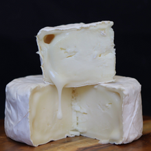Load image into Gallery viewer, Woolamai Mist, a beautiful white mould cheese made by Prom Country Cheese.