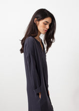 Load image into Gallery viewer, Long Sleeve Silk Dress
