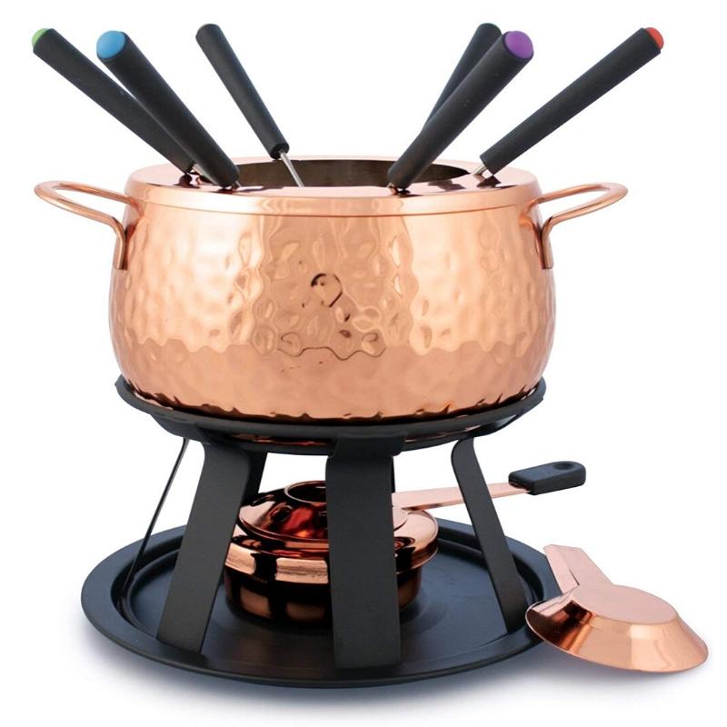 Swissmar 11 piece Fondue Set - Copper