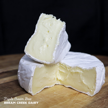Load image into Gallery viewer, Surface ripened white mould cheese made by Bream Creek Dairy.

